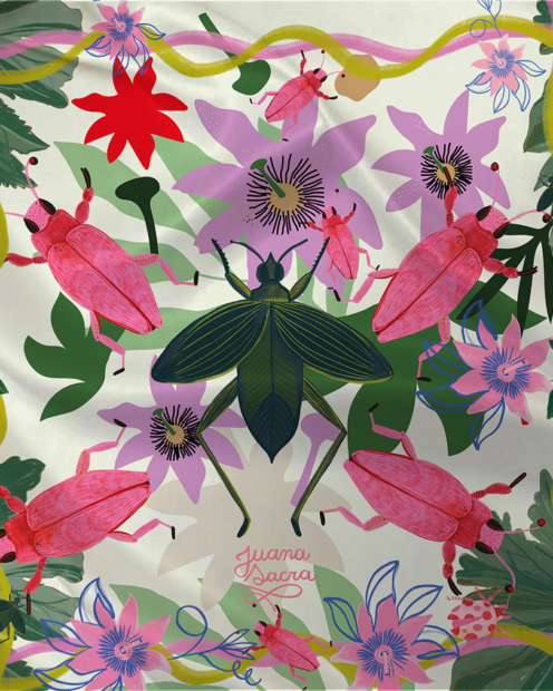 PAÑUELO  MICRO-PASSIFLORA